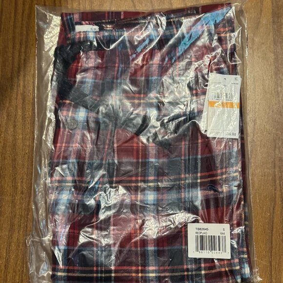Tommy Bahama Flannel Plaid Pajama Pants $52 in Red Plaid - Picture 10 of 15